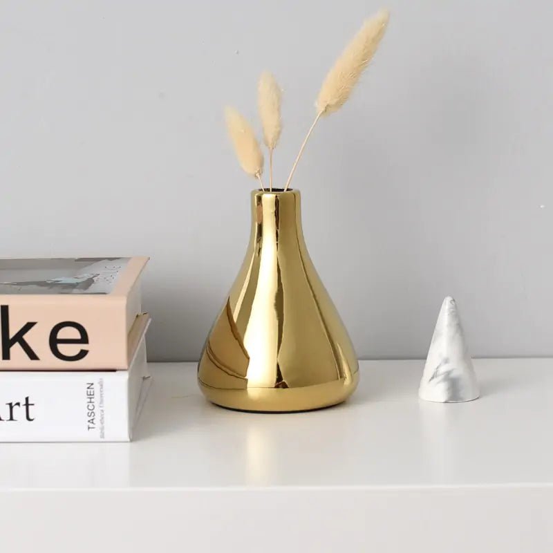 Luxury Plated Gold Vase - Wow Store