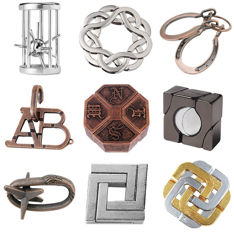 Luxury Puzzle Lock - Premium Zinc Alloy Intelligence Toy - WowStore.live