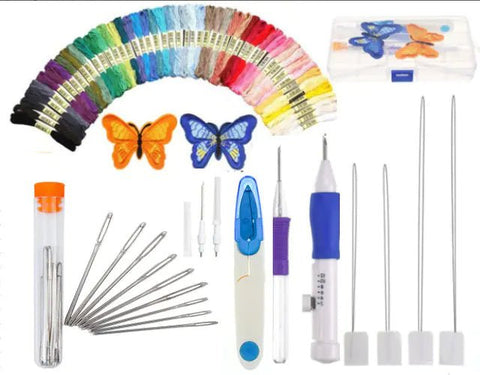 Magic Embroidery Pen Set - DIY Punch Needle Kit for Stitching & Sewing | wowstore.live - Wow Store