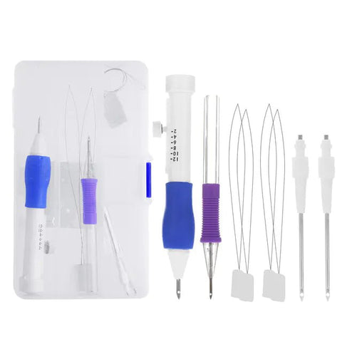 Magic Embroidery Pen Set - DIY Punch Needle Kit for Stitching & Sewing | wowstore.live - Wow Store