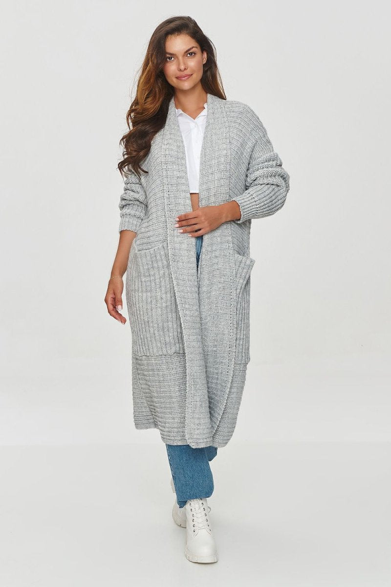 Makadamia Model 201791 Women's Open Knit Cardigan | wowstore.live - Wow Store