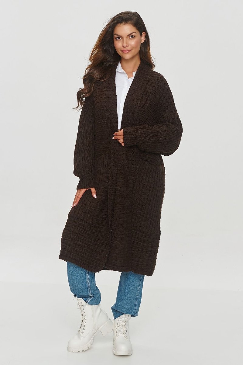 Makadamia Model 201791 Women's Open Knit Cardigan | wowstore.live - Wow Store