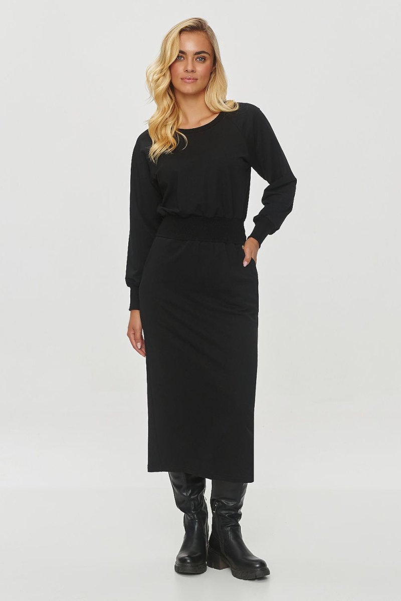Makadamia Women's Elegant Day Dress Model 200040 | Versatile Chic | wowstore.live - Wow Store