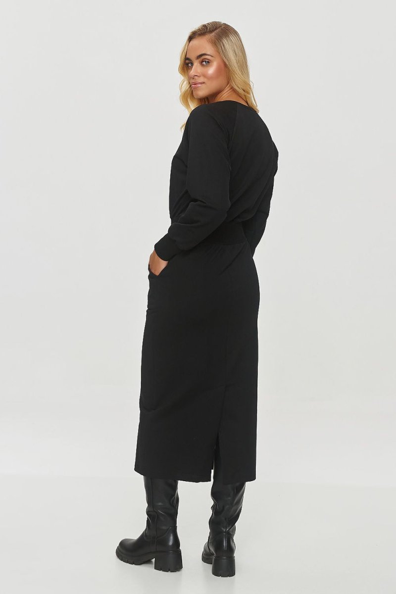 Makadamia Women's Elegant Day Dress Model 200040 | Versatile Chic | wowstore.live - Wow Store