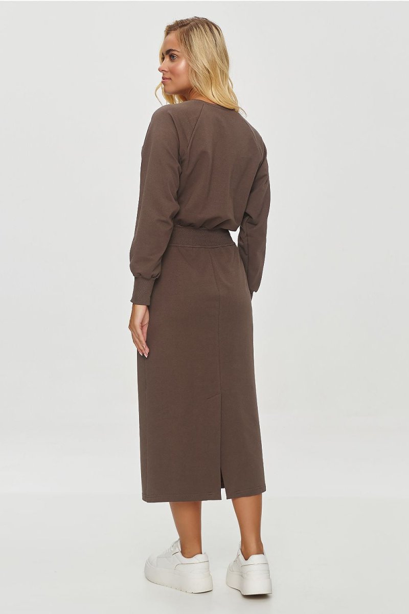 Makadamia Women's Elegant Day Dress Model 200040 | Versatile Chic | wowstore.live - Wow Store