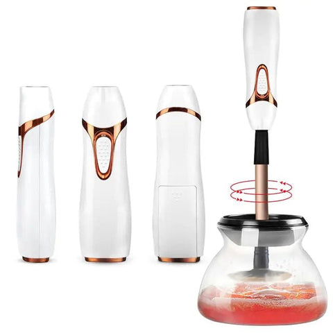 Makeup Brush Cleaner, Dryer Clean Automatic Clean Brushes Machine 10 Seconds Silicone Make Up Brush Cleaning Tool - Wow Store