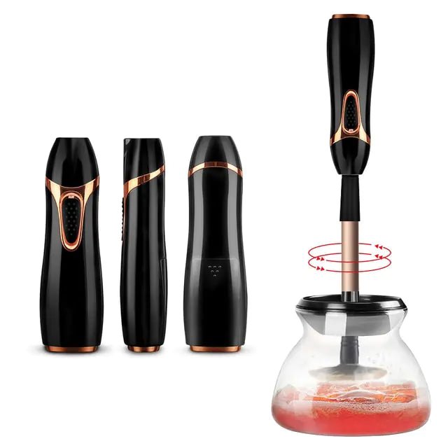 Makeup Brush Cleaner, Dryer Clean Automatic Clean Brushes Machine 10 Seconds Silicone Make Up Brush Cleaning Tool - Wow Store