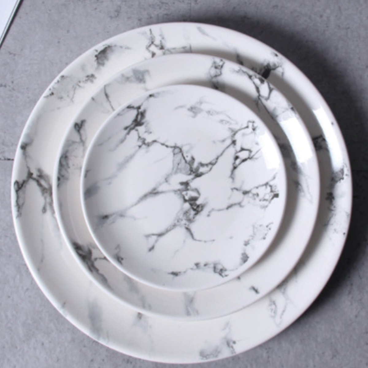 Marble Round Plate 8" - WowStore.live