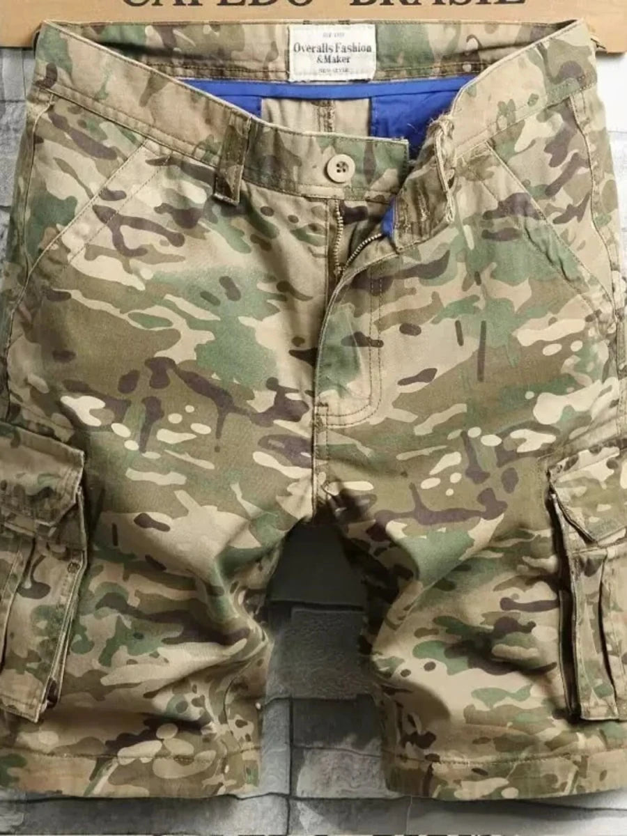 Men's Camouflage Cargo Shorts - WowStore.live