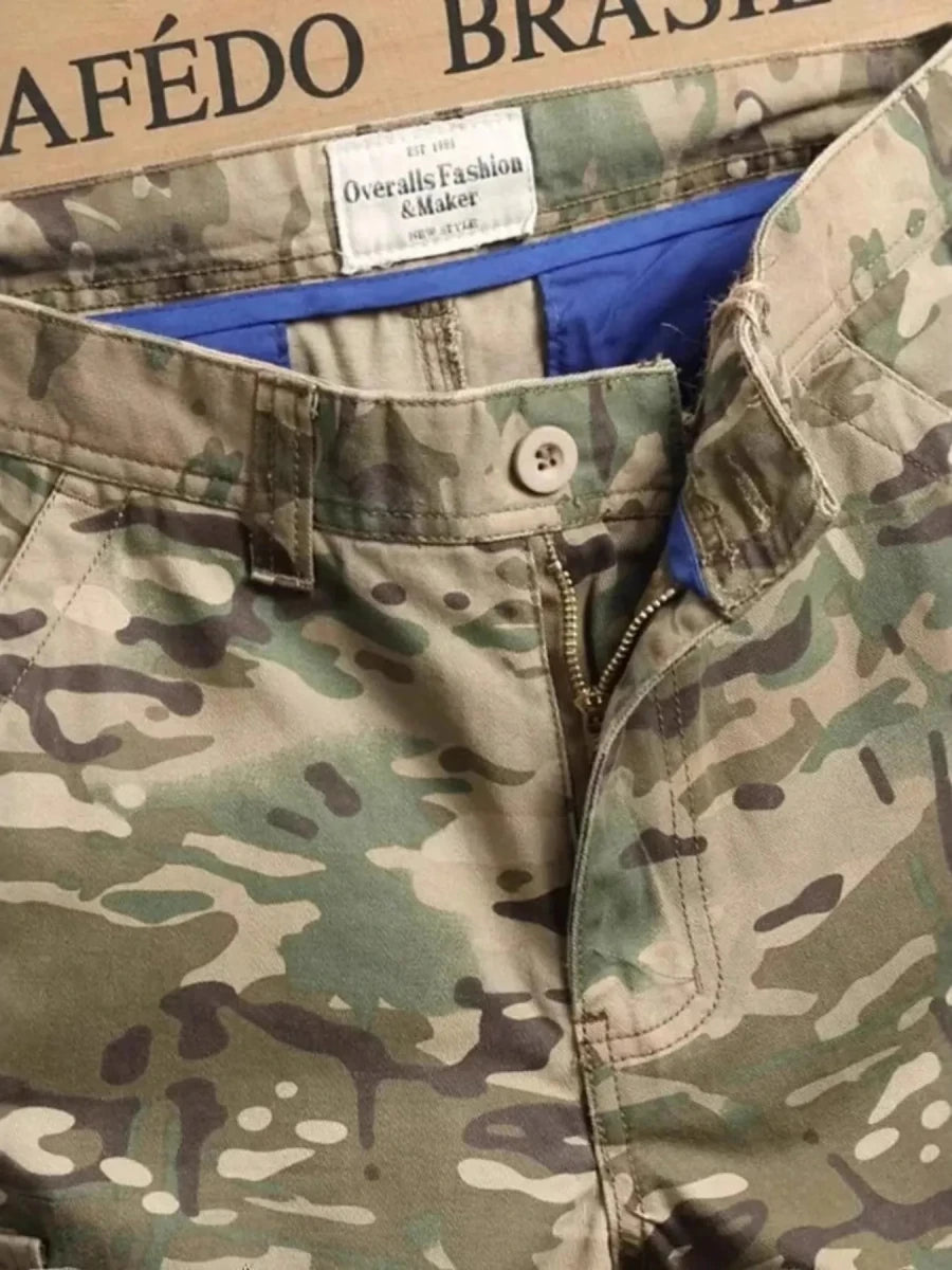 Men's Camouflage Cargo Shorts - WowStore.live