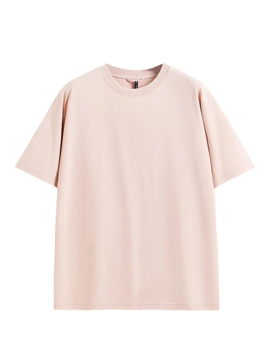Men's Casual Comfort Crew Neck Quick - Dry Basic T-Shirt - Wow Store
