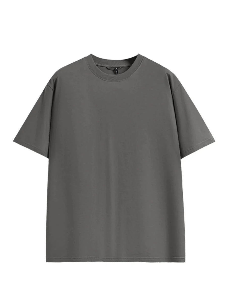 Men's Casual Comfort Crew Neck Quick - Dry Basic T-Shirt - Wow Store