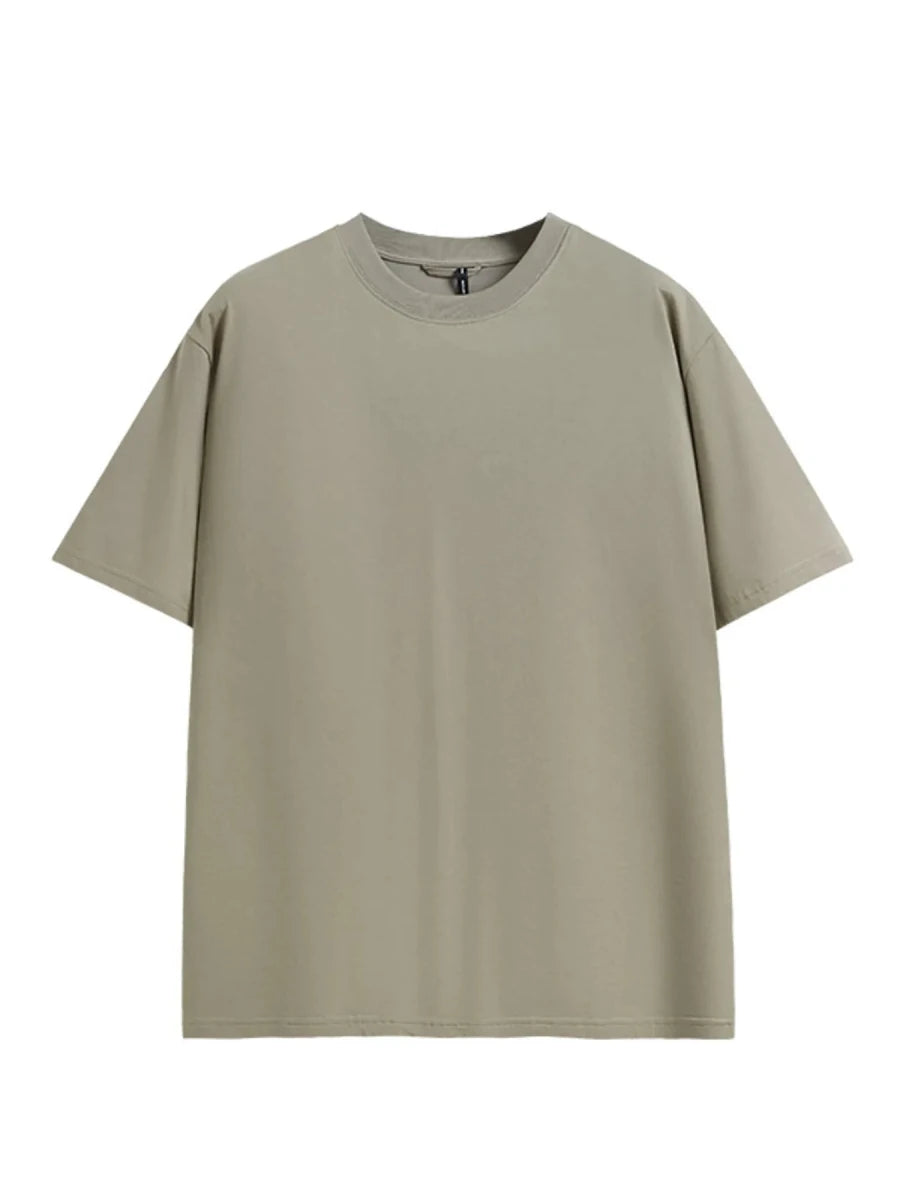 Men's Casual Comfort Crew Neck Quick - Dry Basic T-Shirt - Wow Store