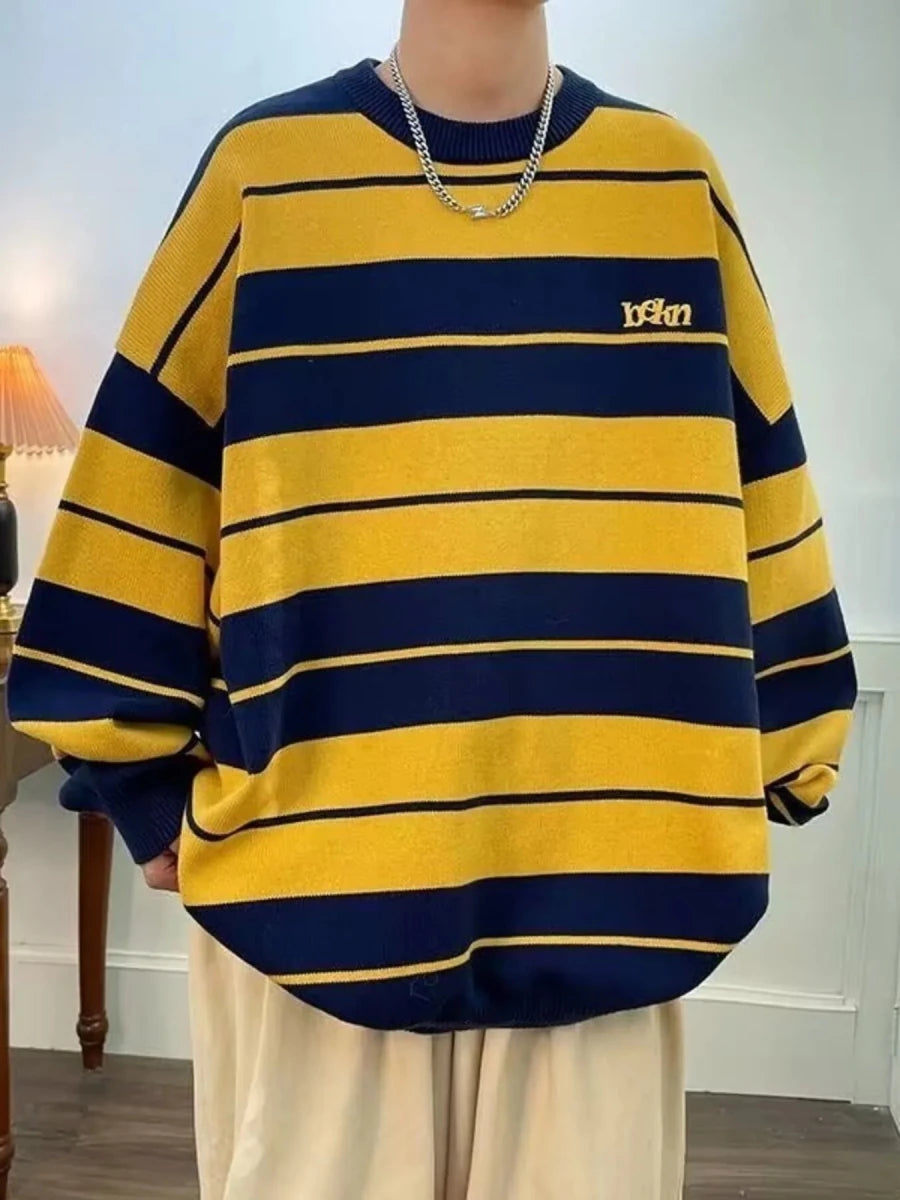 Men's Dropped Shoulder Long Sleeve Sweater - WowStore.live