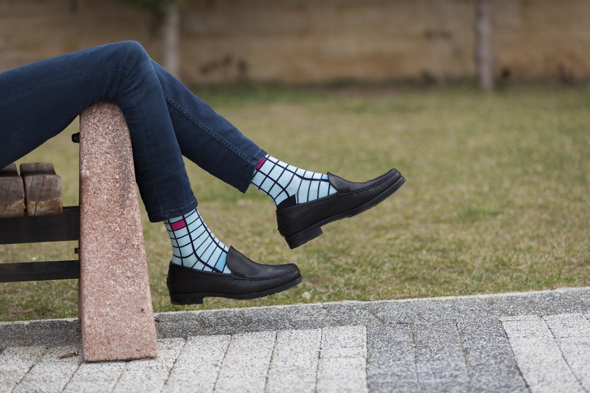 Men's Fashionable Blocks Socks - Wow Store