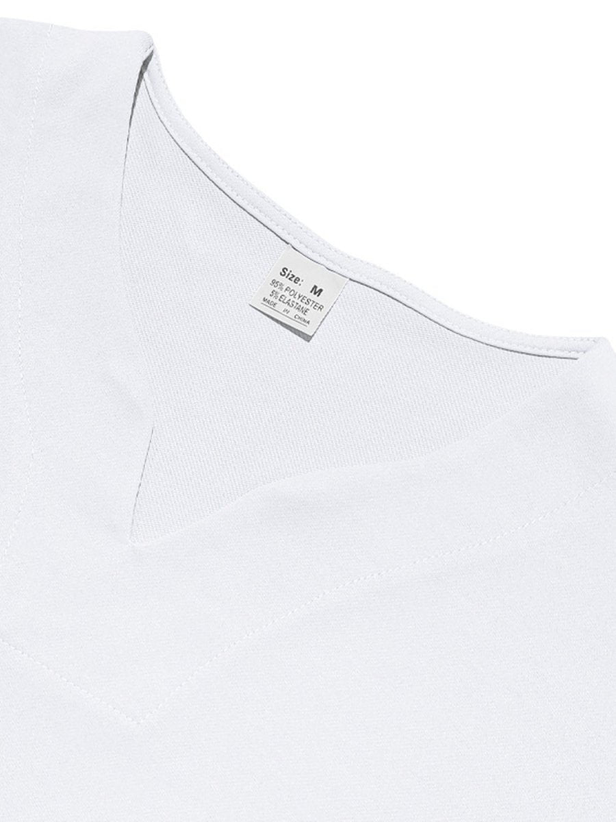 Men's Full Size Casual V-Neck Short Sleeve T-Shirt Plus Size - WowStore.live