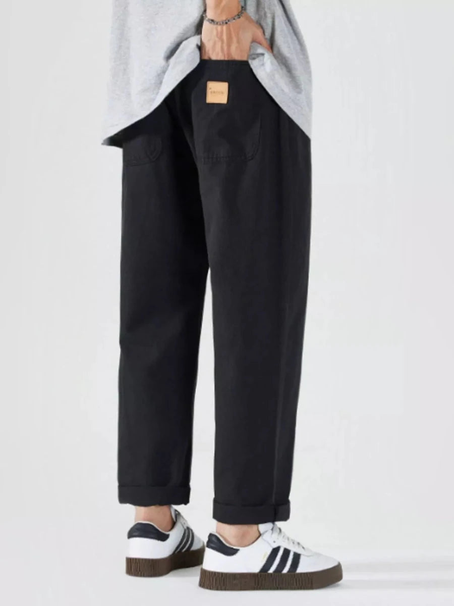 Men's Full Size Drawstring Wide Leg Pants Plus Size - Wow Store