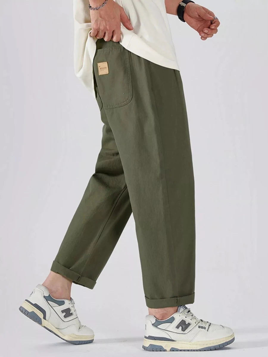 Men's Full Size Drawstring Wide Leg Pants Plus Size - Wow Store