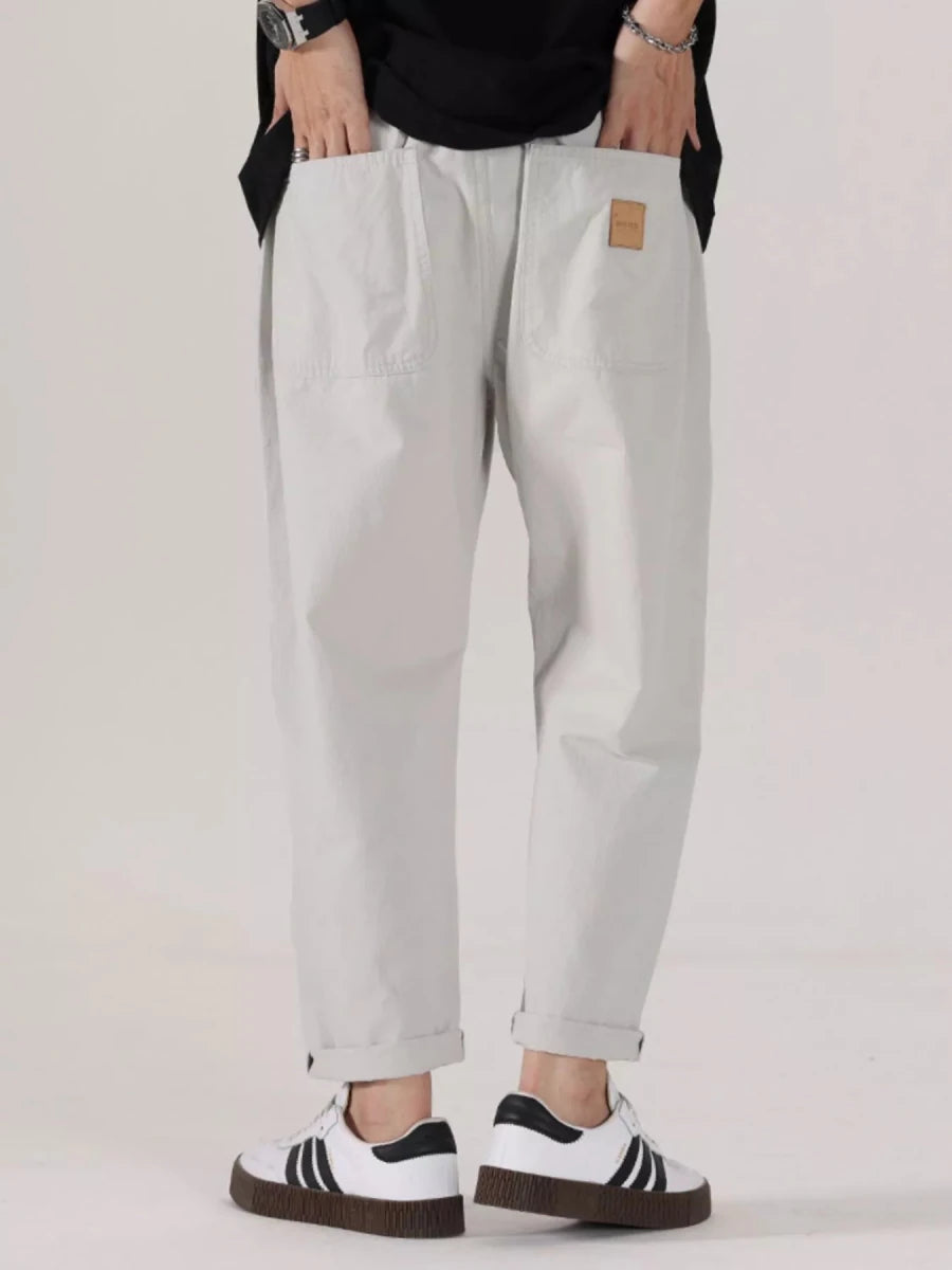 Men's Full Size Drawstring Wide Leg Pants Plus Size - Wow Store