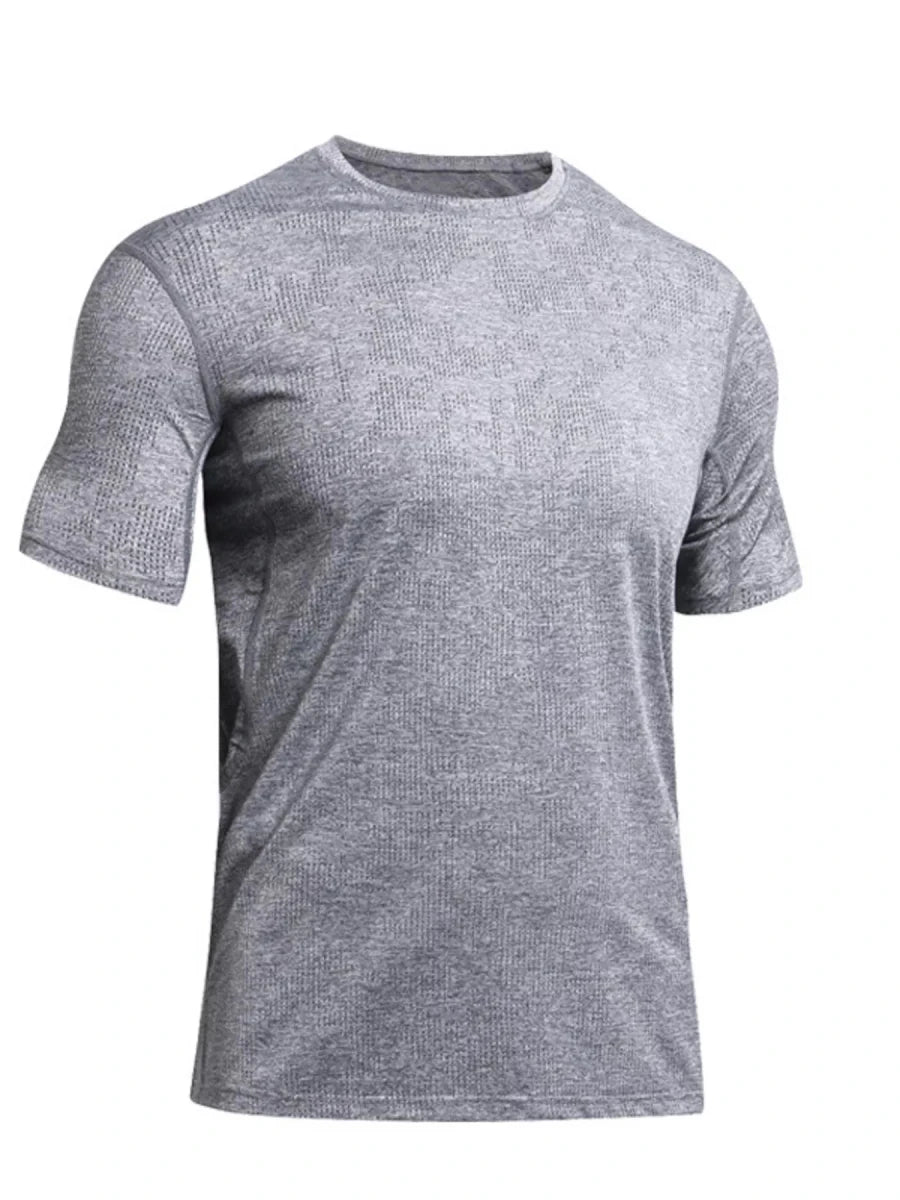 Men's Full Size Round Neck Active T-Shirt Plus Size - WowStore.live