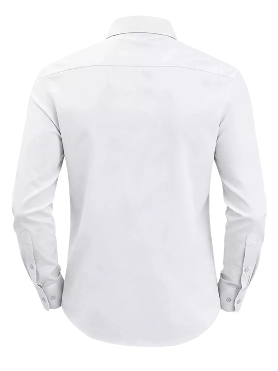 Men's Full Size Slim Fit Button Up Shirt Plus Size - WowStore.live