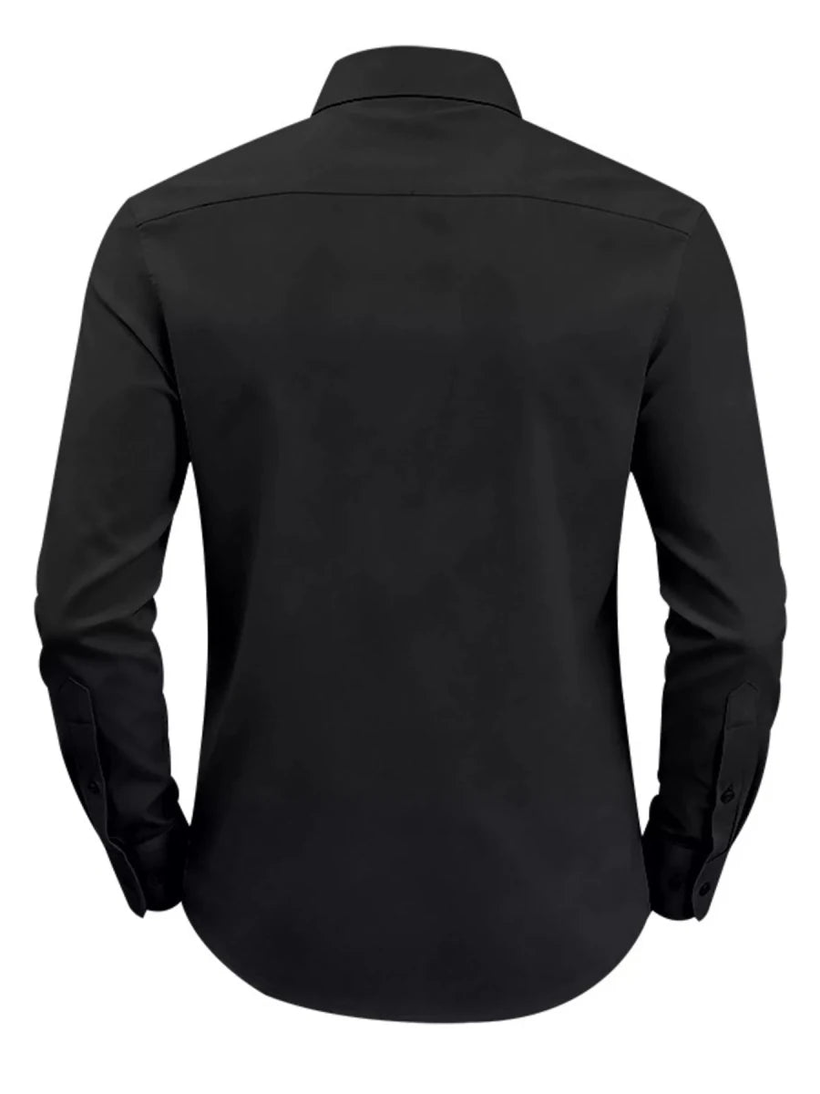 Men's Full Size Slim Fit Button Up Shirt Plus Size - WowStore.live