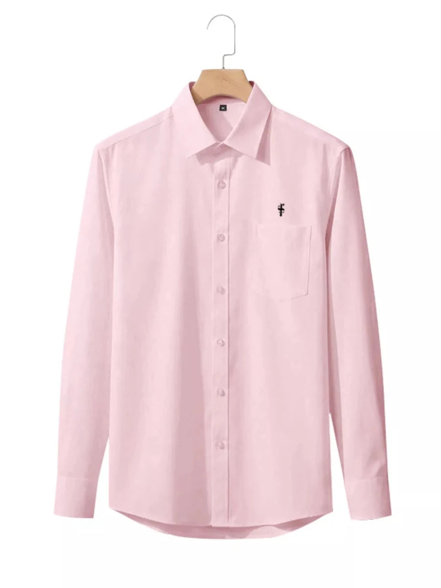 Men's Full Size Slim Fit Button Up Shirt Plus Size - WowStore.live