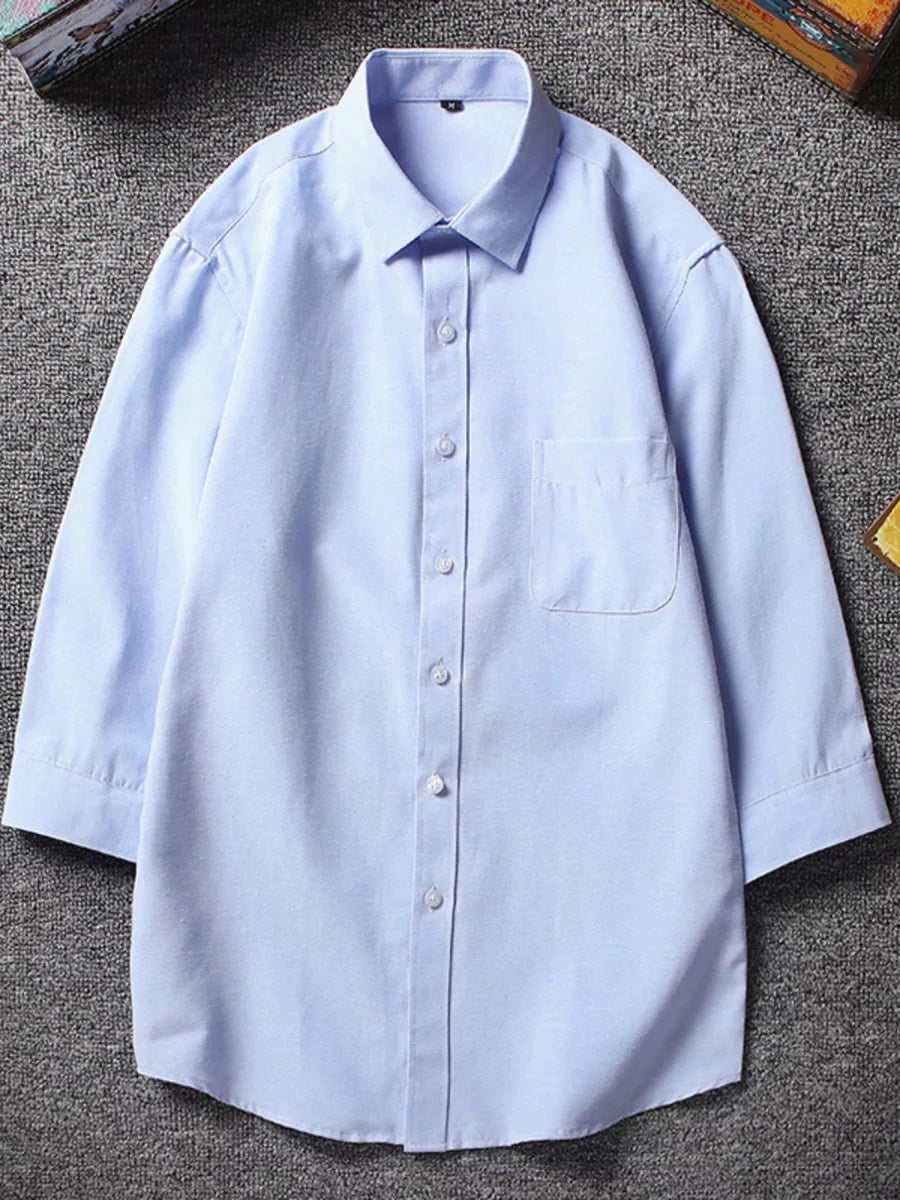 Men's Plus Size Casual Button Up Shirt - WowStore.live