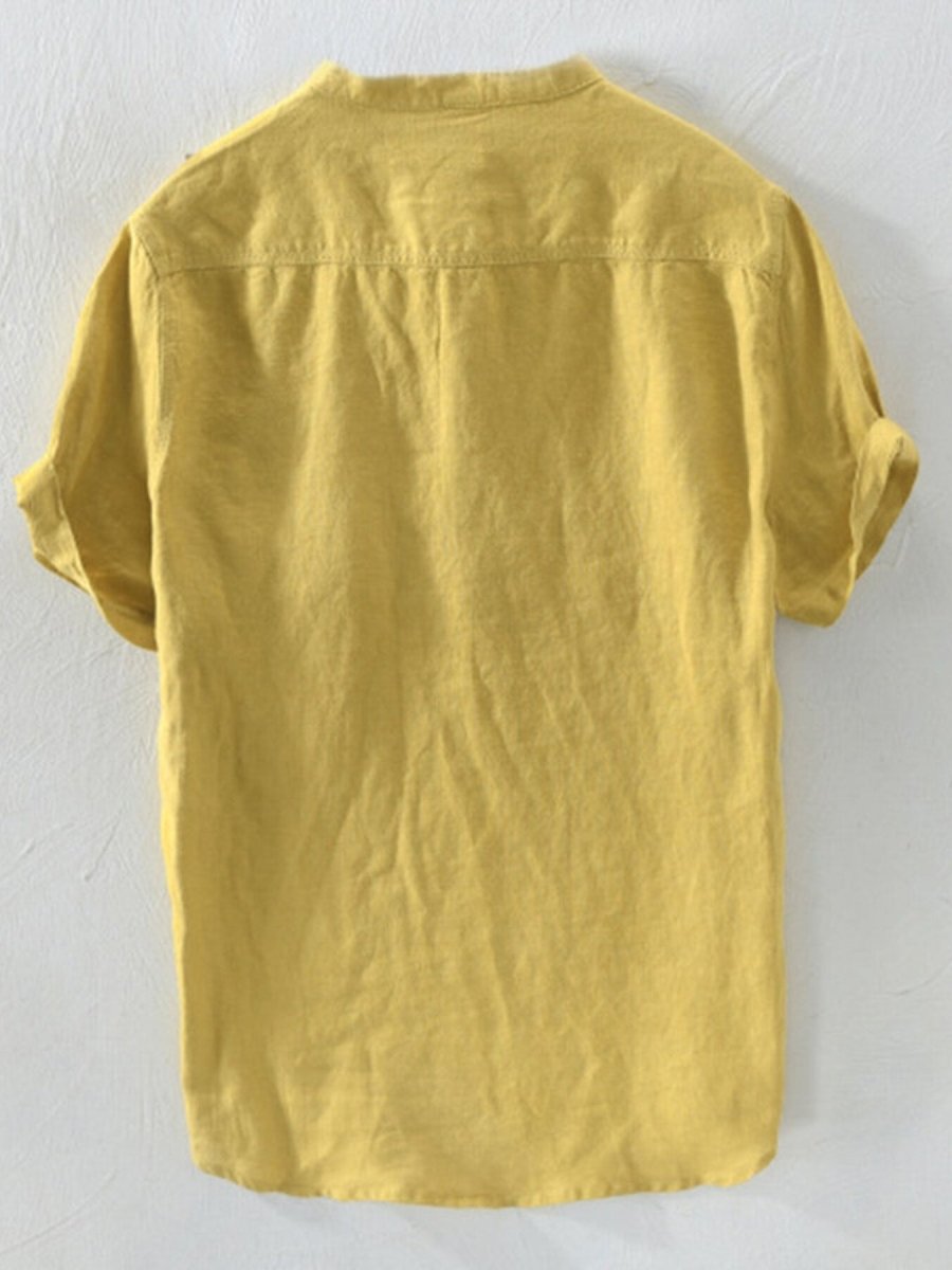 Men's Plus Size Casual Short Sleeve Shirt - WowStore.live