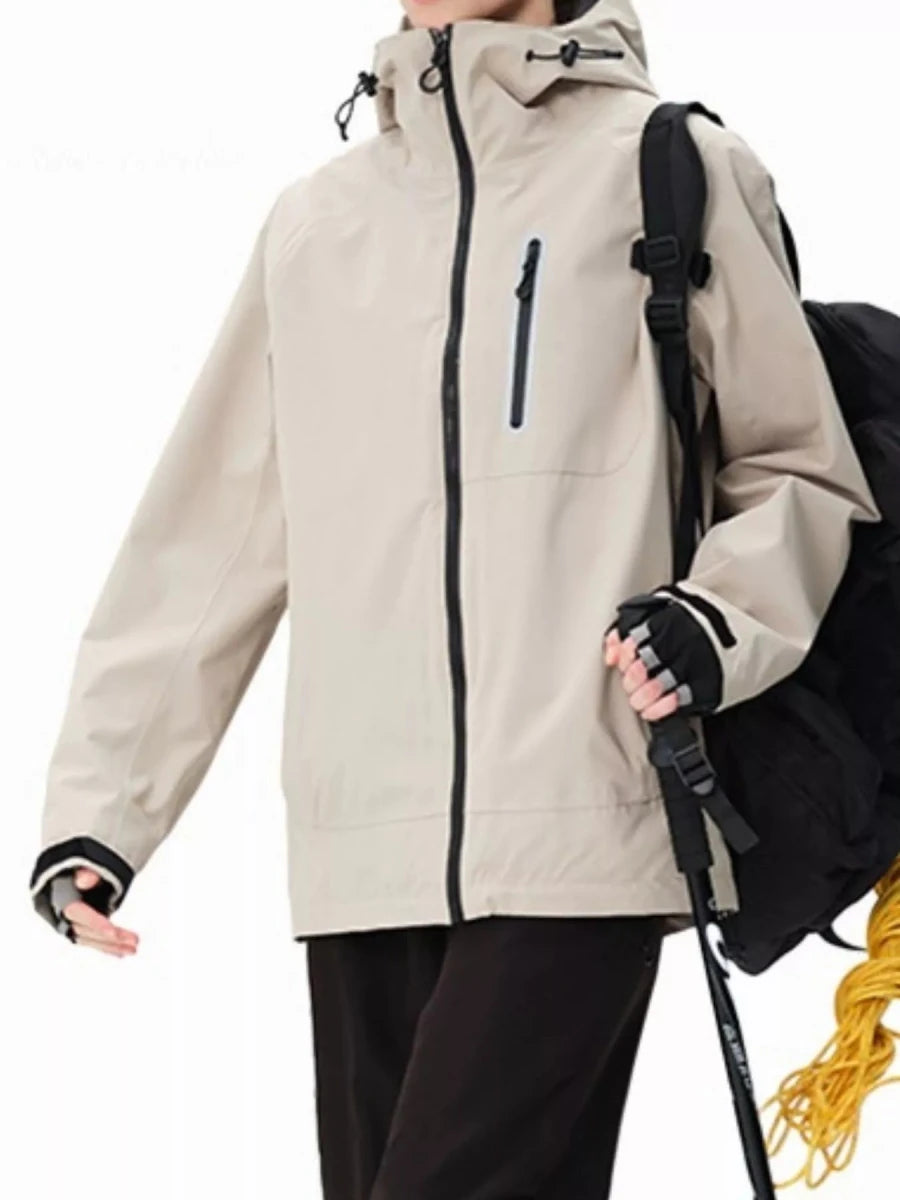 Men's Plus Size Lightweight Zip-Up Jacket in navy - European relaxed fit outerwear