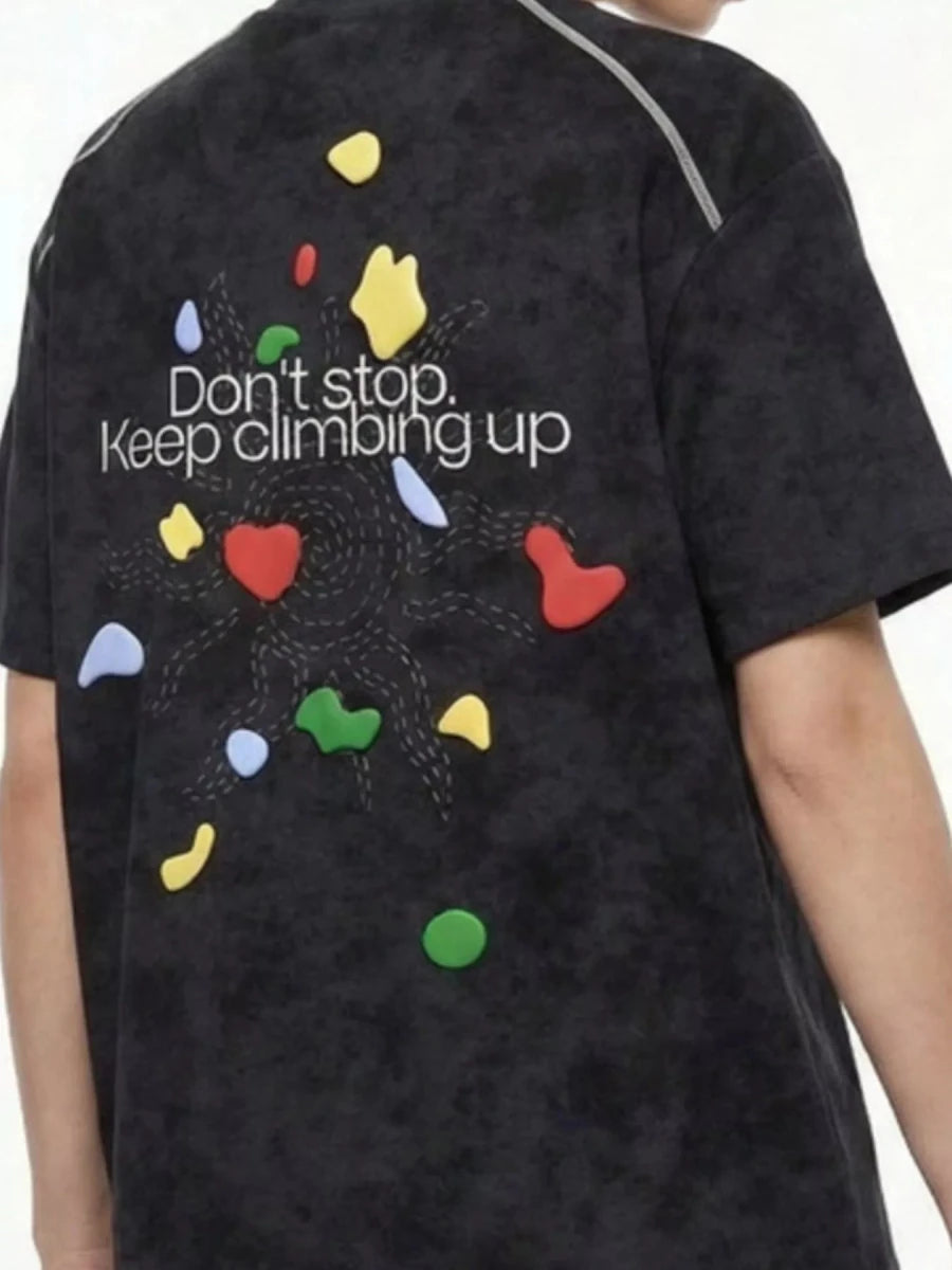 Men's Printed Round Neck T-Shirt - WowStore.live