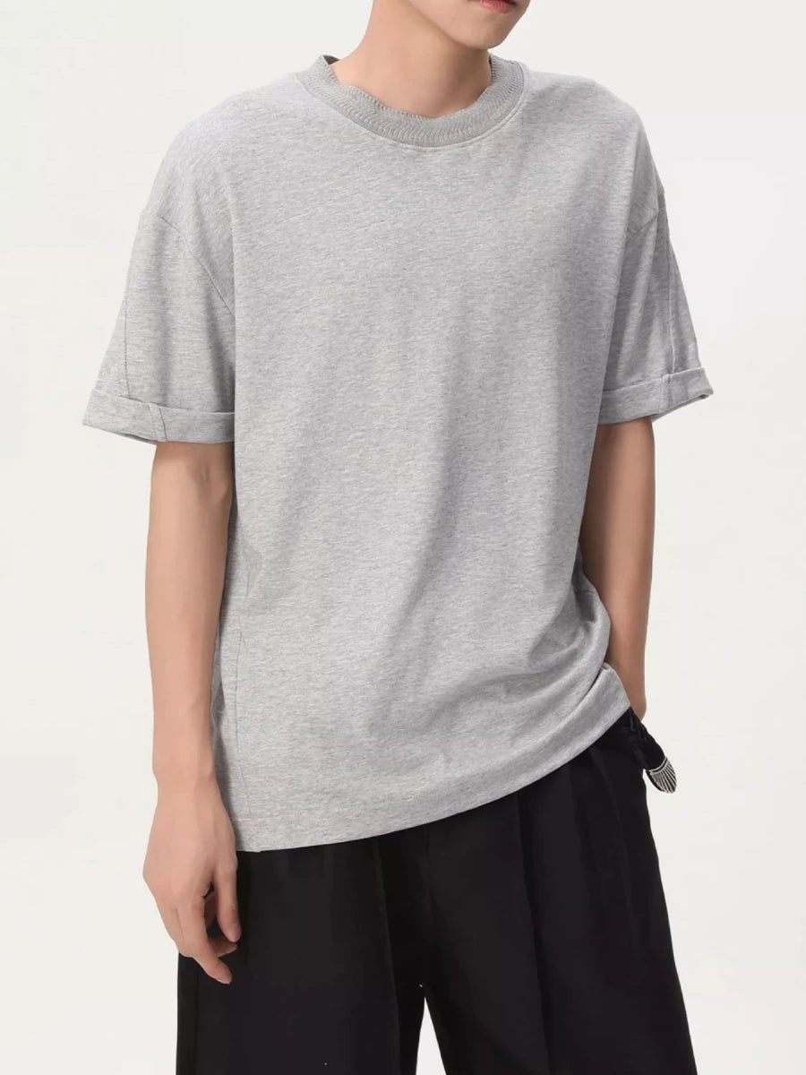 Men's Round Neck Short Sleeve T-Shirt - WowStore.live