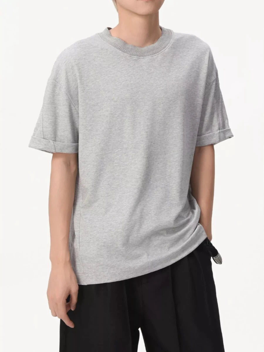 Men's Round Neck Short Sleeve T-Shirt - WowStore.live