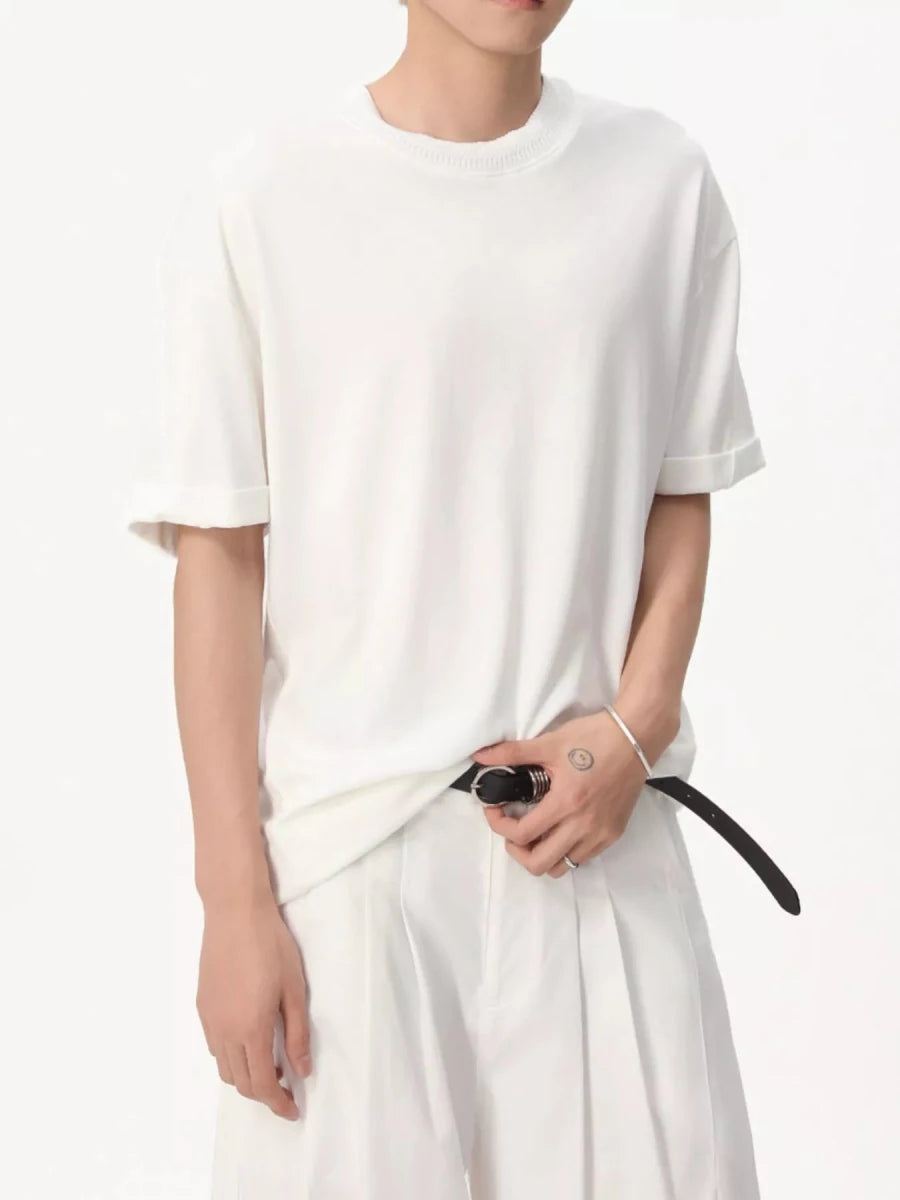 Men's Round Neck Short Sleeve T-Shirt - WowStore.live