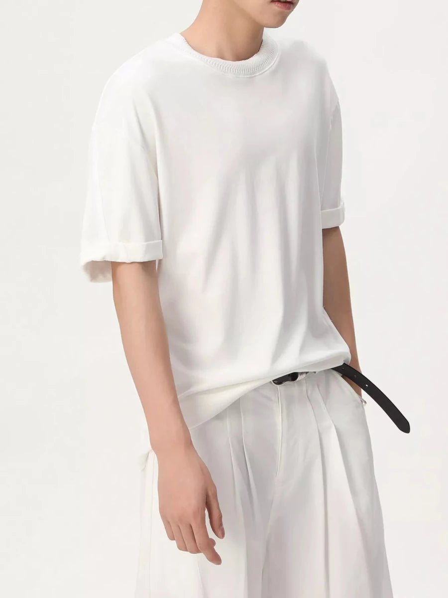 Men's Round Neck Short Sleeve T-Shirt - WowStore.live