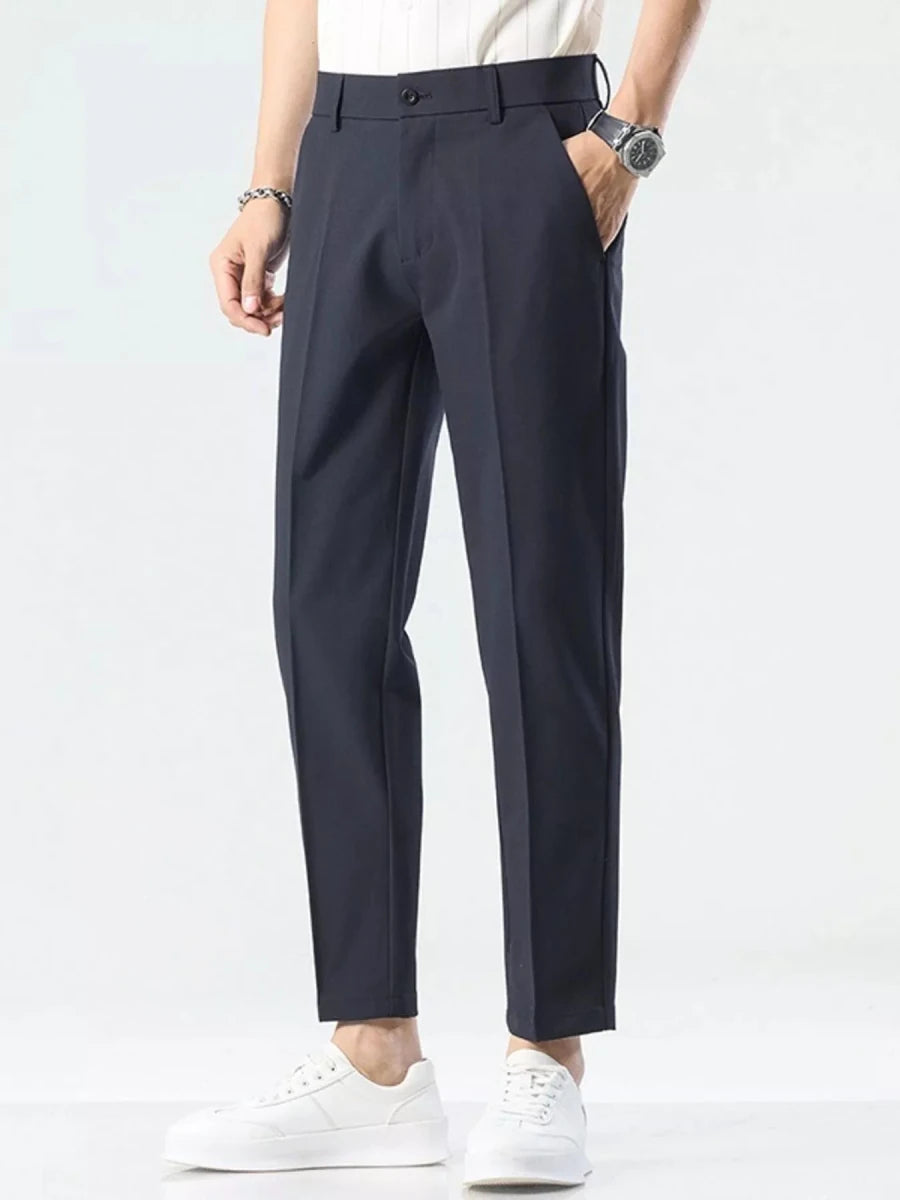 Men's Straight - Leg Casual Pants - Wow Store