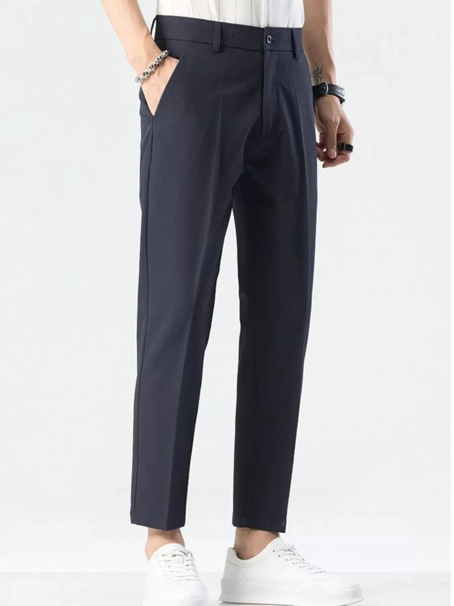Men's Straight - Leg Casual Pants - Wow Store