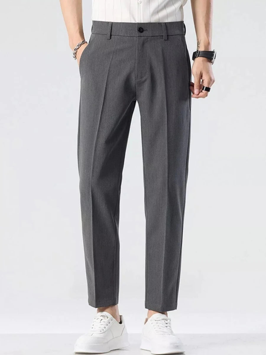 Men's Straight - Leg Casual Pants - Wow Store