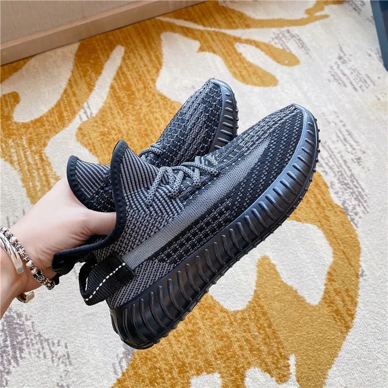 Mesh Lace - Up Platform Athletic Shoes - Wow Store