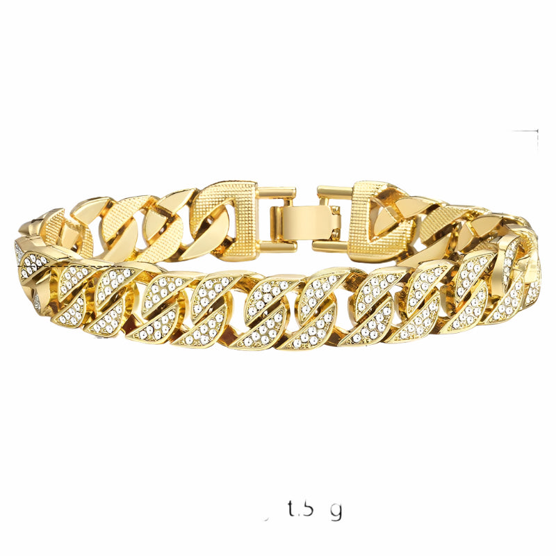 Miami Gold Curb Cuban Bracelet - Wow Store