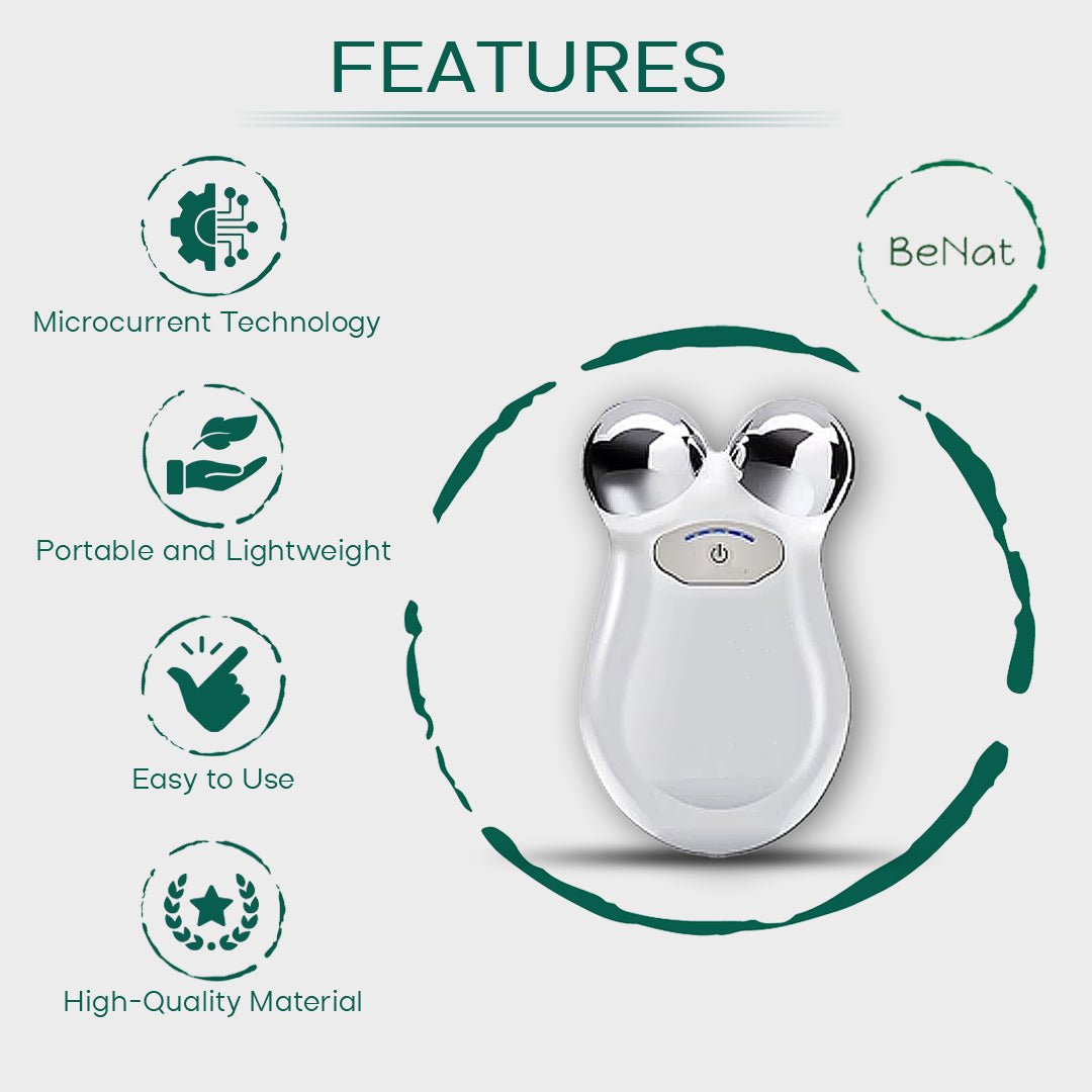 Microcurrent Facial Toning Massager - WowStore.live