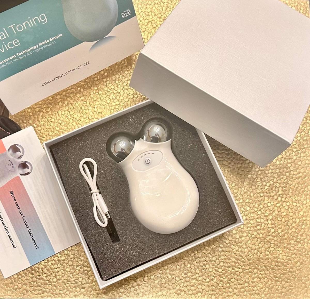 Microcurrent Facial Toning Massager - WowStore.live
