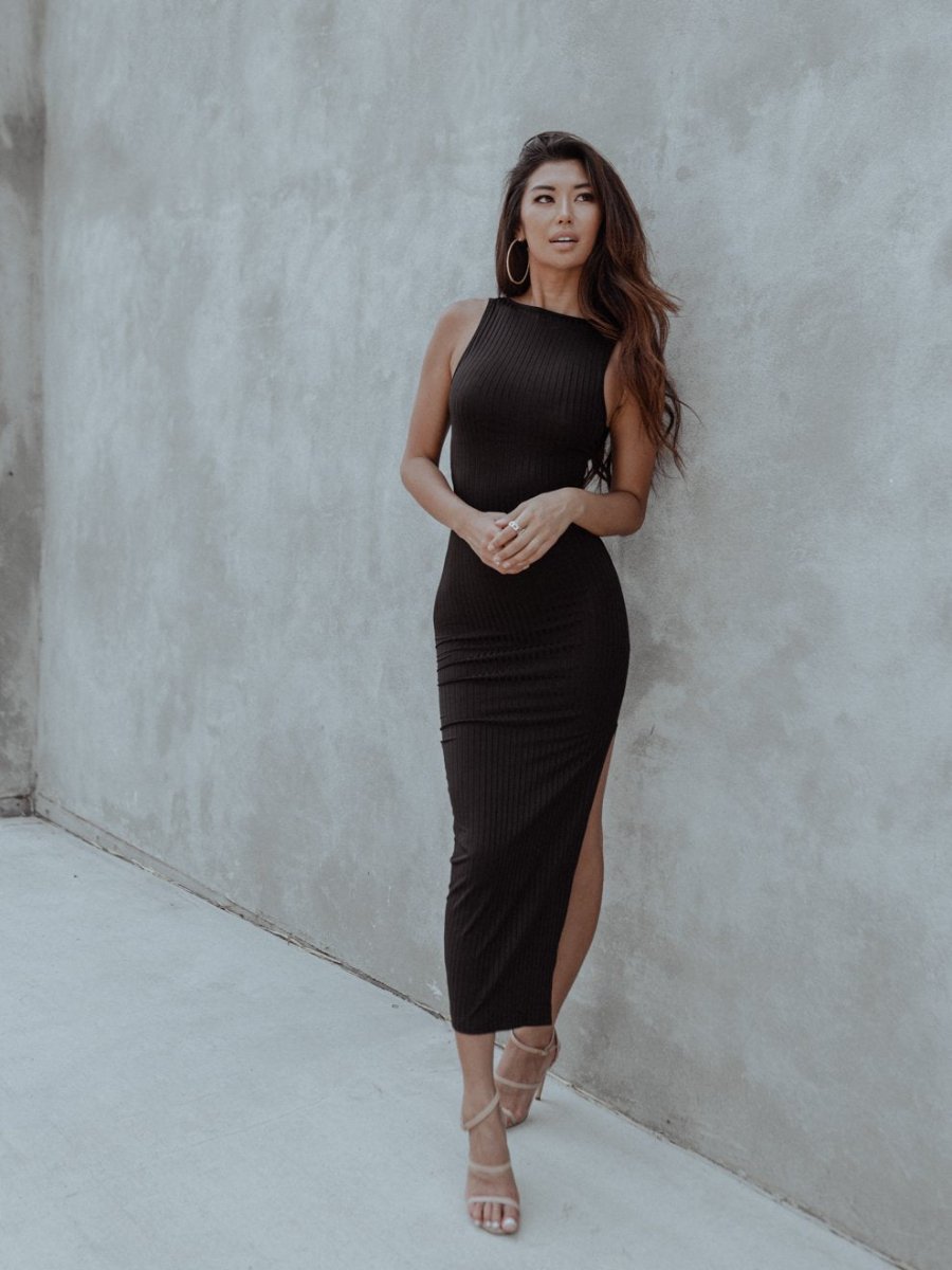 Milan Cut - out Black Dress - Wow Store