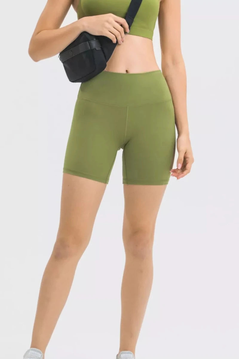 Millennia High Waist Training Shorts - Wow Store