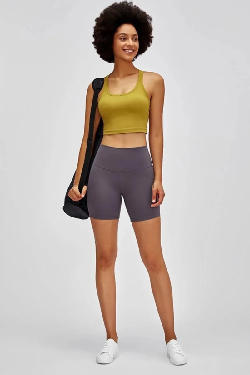Millennia High Waist Training Shorts - Wow Store