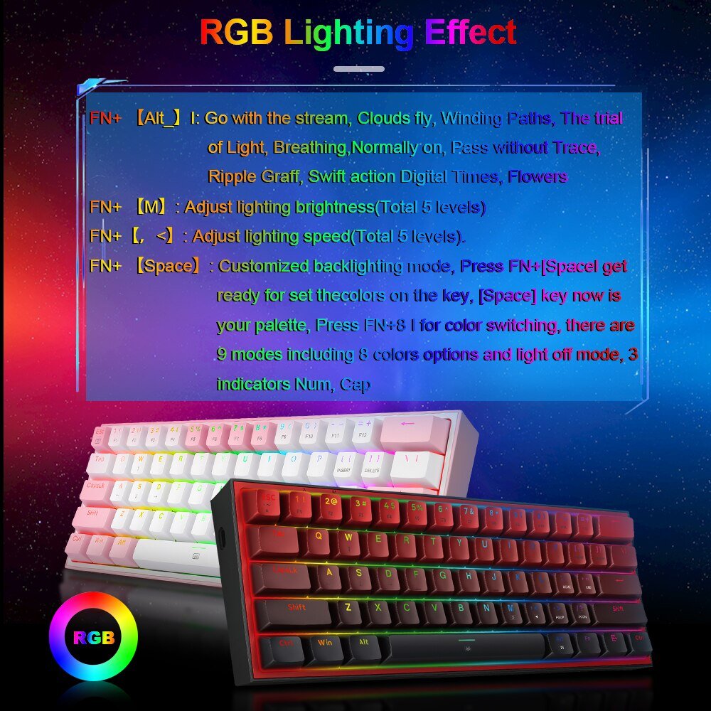 Mini Mechanical Gaming Wired Keyboard - Wow Store