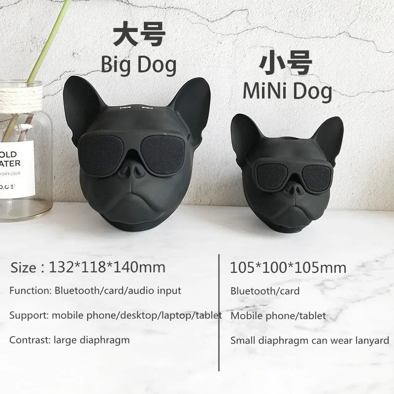 Mini Portable Bulldog Wireless Speaker - Wow Store
