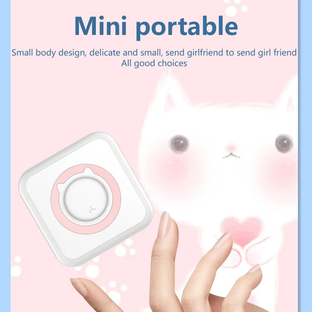 Mini Printer Portable Thermal Stickers - Wow Store