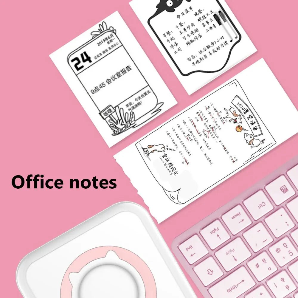 Mini Printer Portable Thermal Stickers - Wow Store