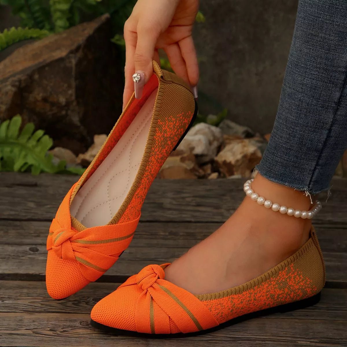 Mirage Platform Point Toe Slip-Ons - WowStore.live